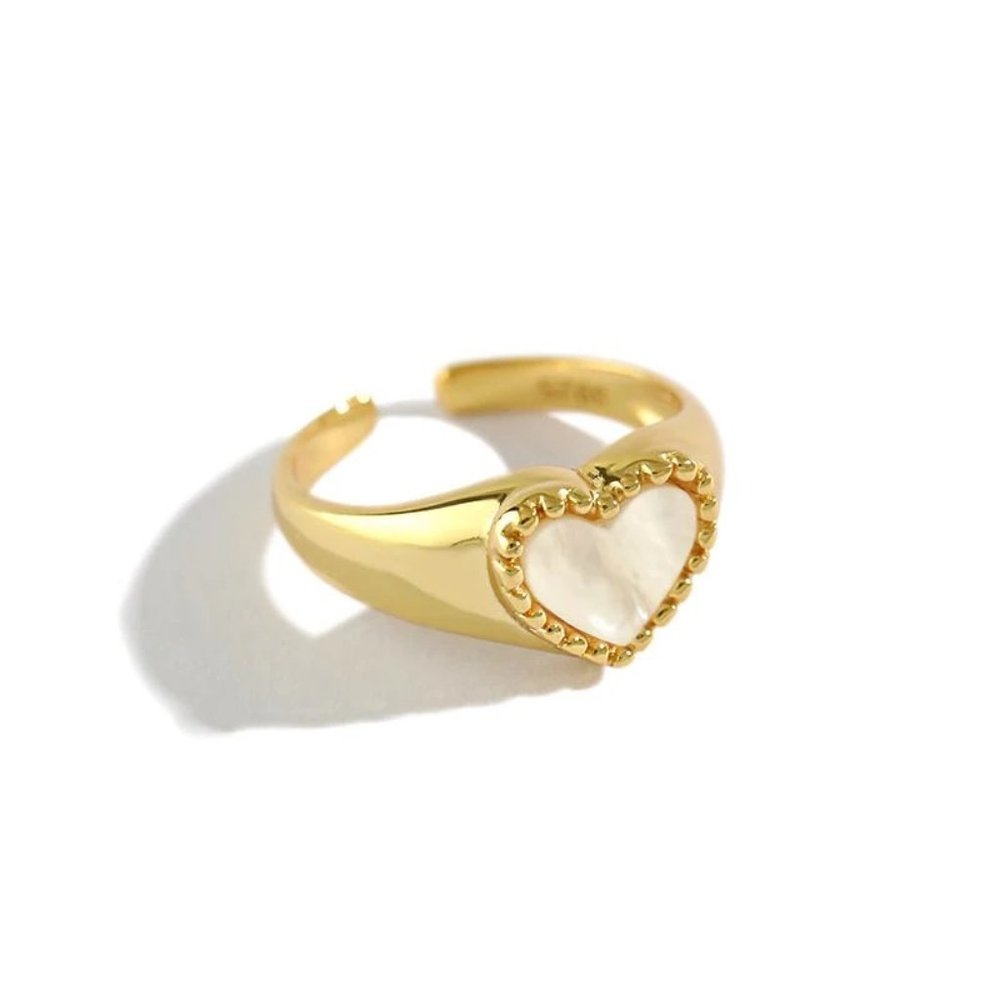 *NEW 925 Sterling Silver Heart Adjustable Ring I - Picture 9 of 9